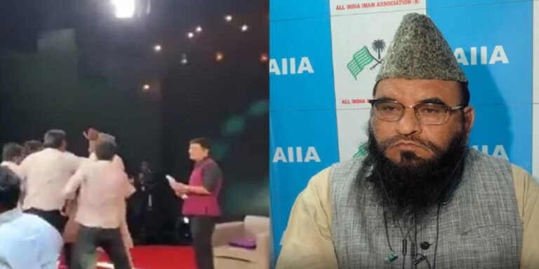 डिंपल यादव पर कमेंट करने वाले मौलाना साजिद रशीदी को सपा कार्यकर्ता ने मारा थप्पड़