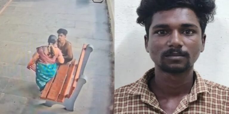 CCTV में शातिर ‘बाबाजी’ की लूट कैद, महिला शिक्षक के बगल में आकर बैठा और फिर….