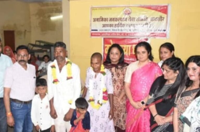 कीर्ति को अनामिका जैन आश्रय गृह ने परिवार से मिलाया