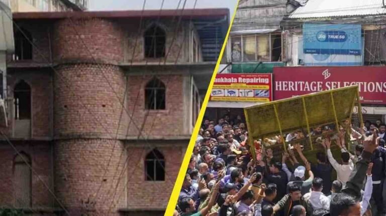 Hindoo Sangathanon ka Pradarshan : संजौली में हिंदू संगठनों का प्रदर्शन जारी, प्रशासन हाई अलर्ट पर Hindoo Sangathanon ka Pradarshan