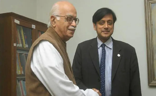 शशि थरूर ने की लालकृष्ण आडवाणी की तारीफ: कहा – एक घटना से किसी नेता को आंकना गलत, बताया सच्चा जनसेवक